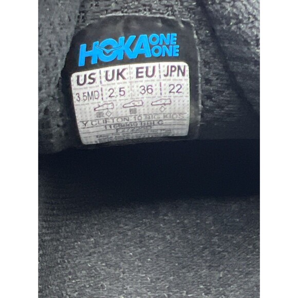 HOKA Y Clifton 10 Big Kids Youth 3.5 MD 116880 / BBLC New In Box - Picture 12 of 12